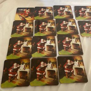 Set of 14 Coca Cola Cork Coasters